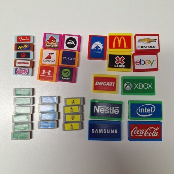 Monopoly Empire 2014 Replacement Property Tokens Tiles Business Office‎ Deeds - Picture 1 of 3